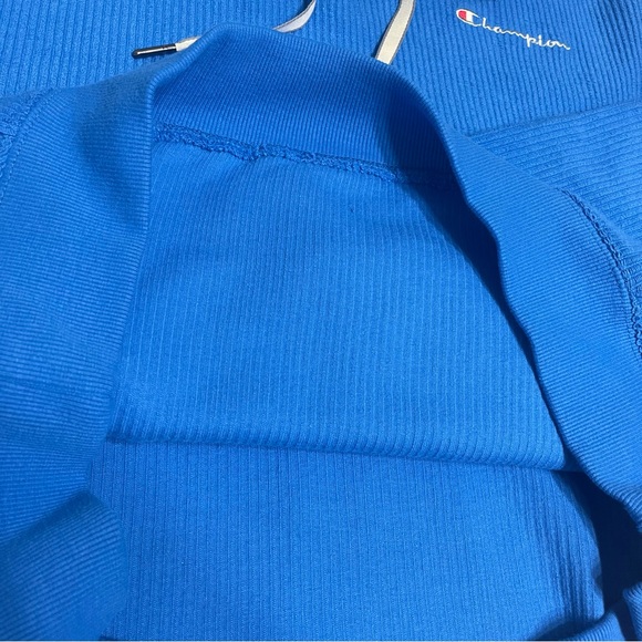 Champion Corded Campus Women’s Blue Hoodie - Picture 12 of 15